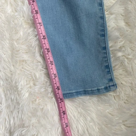 Hollister Ultra High-rise Skinny, Blue Distressed Jeans - Picture 6 of 6